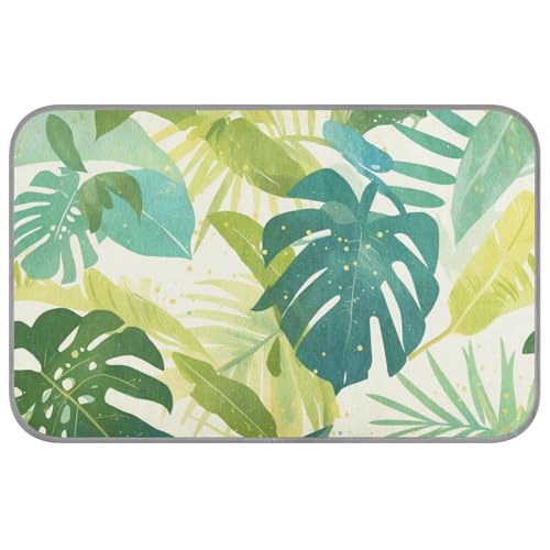 KLL Kühlmatte für Hunde, Motiv: Monstera Deliciosa Blätter, Grün, selbstkühlend, Haustierbetten für Haustiere, Reisen, rutschfest, Cama Refrescante para Perros M KLL Kühlmatte für Hunde, Motiv: Monstera Deliciosa Blätter, Grün, selbstkühlend, Haustierbetten für Haustiere, Reisen, rutschfest, Cama Refrescante para Perros M von KLL
