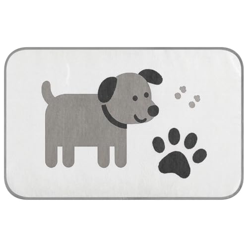 KLL Kühlmatte für Hunde im Cartoon-Stil, minimalistisch, grau, mit Pfotenabdruck, für Sommer, Outdoor, Kühlmatte für Hunde und Katzen, rutschfest, Camas Frias Para, Perros, M KLL Kühlmatte für Hunde im Cartoon-Stil, minimalistisch, grau, mit Pfotenabdruck, für Sommer, Outdoor, Kühlmatte für Hunde und Katzen, rutschfest, Camas Frias Para, Perros, M von KLL