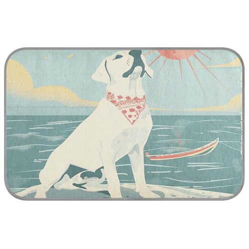 KLL Kühlmatte für Katzen, Motiv: nautischer Labrador Retriever, Pastellfarben, für den Sommer, selbstkühlend, Haustierladen, coole Haustierunterlage für Welpen, Außenkatzen, bequemes Klebeband, Größe KLL Kühlmatte für Katzen, Motiv: nautischer Labrador Retriever, Pastellfarben, für den Sommer, selbstkühlend, Haustierladen, coole Haustierunterlage für Welpen, Außenkatzen, bequemes Klebeband, Größe von KLL