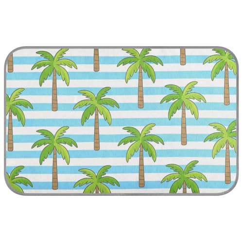 KLL Kühlmatte für Sommerkatze, Motiv: Kokospalme, selbstkühlend, für draußen, für Hunde, Katzen, Outdoor, weiches Klebeband, Blau / Weiß KLL Kühlmatte für Sommerkatze, Motiv: Kokospalme, selbstkühlend, für draußen, für Hunde, Katzen, Outdoor, weiches Klebeband, Blau / Weiß von KLL