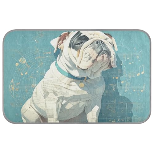 KLL Lustige Bulldoggen-Kühldecke für große selbstkühlende Katze, Bett für draußen, für Kaninchen, gemütliches Schlafen, tragbar, Mantas frías para Perros M KLL Lustige Bulldoggen-Kühldecke für große selbstkühlende Katze, Bett für draußen, für Kaninchen, gemütliches Schlafen, tragbar, Mantas frías para Perros M von KLL
