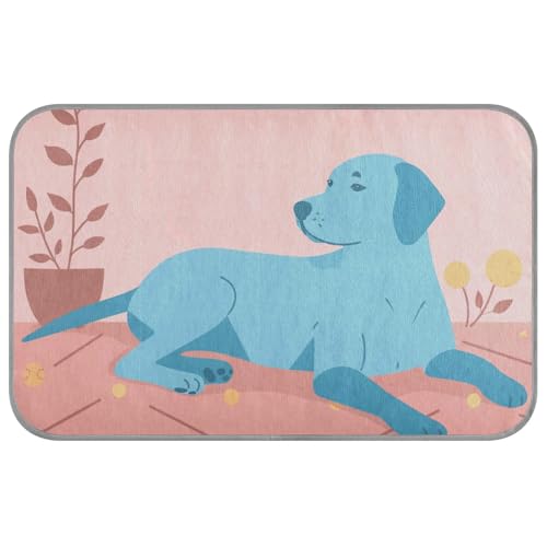 KLL Manta Fria para Perros M Kühldecke für Hunde und Kätzchen, Motiv: blauer Hund, Cartoon, blau, Sommer, kühlend, tragbar KLL Manta Fria para Perros M Kühldecke für Hunde und Kätzchen, Motiv: blauer Hund, Cartoon, blau, Sommer, kühlend, tragbar von KLL