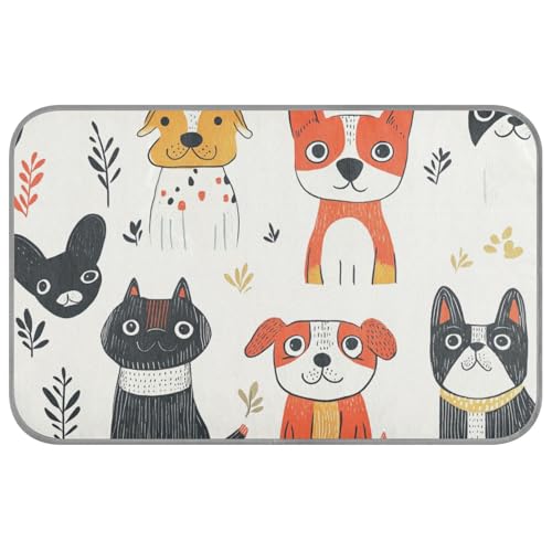 KLL Minimalistisches Hundebett, niedliches kühlendes Sommerbett, selbstkühlend, Hundematten für Böden, wasserdicht, für Kätzchen, Katzen, Outdoor, weiches Klebeband, Größe M KLL Minimalistisches Hundebett, niedliches kühlendes Sommerbett, selbstkühlend, Hundematten für Böden, wasserdicht, für Kätzchen, Katzen, Outdoor, weiches Klebeband, Größe M von KLL