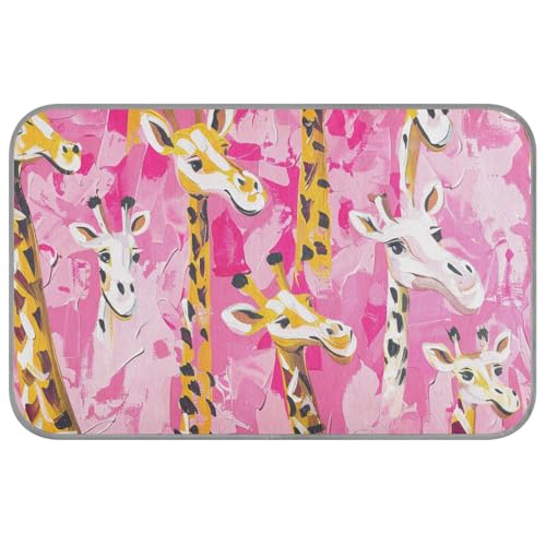 KLL Multi-Cartoon Giraffen, kühlend, für den Sommer, selbstkühlend, Katzendecken für Kaninchen, Katzen, Indoor-Essentials, Mantas frías para Perros M KLL Multi-Cartoon Giraffen, kühlend, für den Sommer, selbstkühlend, Katzendecken für Kaninchen, Katzen, Indoor-Essentials, Mantas frías para Perros M von KLL
