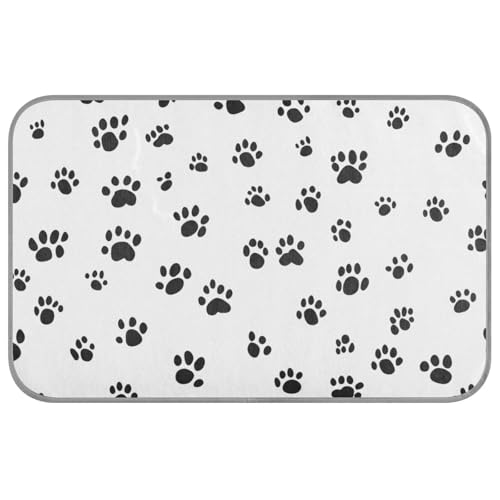 KLL Safari-Sommer-Kühlmatte mit Pfotenabdruck, selbstkühlende Pads für Hunde, Outdoor, Haustier, Sommer, Cama Refrescante para Perros M von KLL