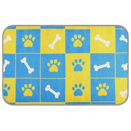 KLL Sommer-Kühlkissen für Hunde, selbstkühlende Decke für Katzen, Kaninchen, Outdoor-Katzen, weiches Klebeband, Blau und Gelb KLL Sommer-Kühlkissen für Hunde, selbstkühlende Decke für Katzen, Kaninchen, Outdoor-Katzen, weiches Klebeband, Blau und Gelb von KLL