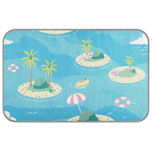 KLL Sommer-Wind-Cartoon-Insel-Sommer-Kühlmatte für Hunde, selbstkühlende Matte für Hunde, Outdoor, nicht elektrisch, Manta, Fria para Perros, M KLL Sommer-Wind-Cartoon-Insel-Sommer-Kühlmatte für Hunde, selbstkühlende Matte für Hunde, Outdoor, nicht elektrisch, Manta, Fria para Perros, M von KLL