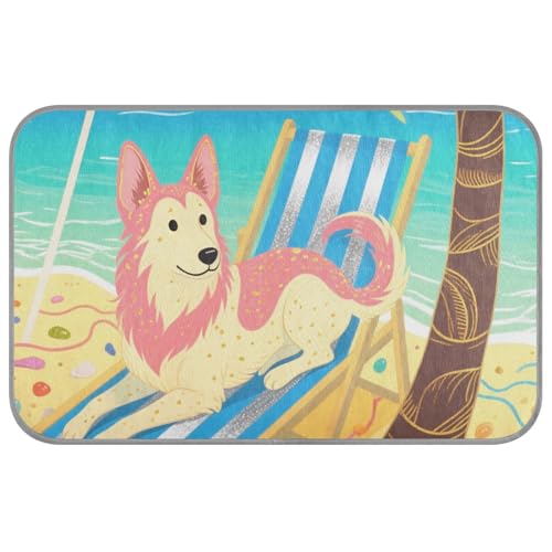 KLL Strand- und Cartoon-Hundebett, kühlendes Haustierbett, selbstkühlendes Kissen für Katzen, draußen, für Schweine, Innenbereich, nicht elektrisch, Manta Fria para Perros M KLL Strand- und Cartoon-Hundebett, kühlendes Haustierbett, selbstkühlendes Kissen für Katzen, draußen, für Schweine, Innenbereich, nicht elektrisch, Manta Fria para Perros M von KLL