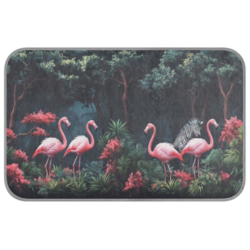 KLL Tropischer Dschungel, Flamingos, Zebras, Sommerkatze, Kühlmatte, selbstkühlende Matte für Katzen für Welpen, drinnen, Katzenzubehör, Tapete enfriador para Perros M KLL Tropischer Dschungel, Flamingos, Zebras, Sommerkatze, Kühlmatte, selbstkühlende Matte für Katzen für Welpen, drinnen, Katzenzubehör, Tapete enfriador para Perros M von KLL