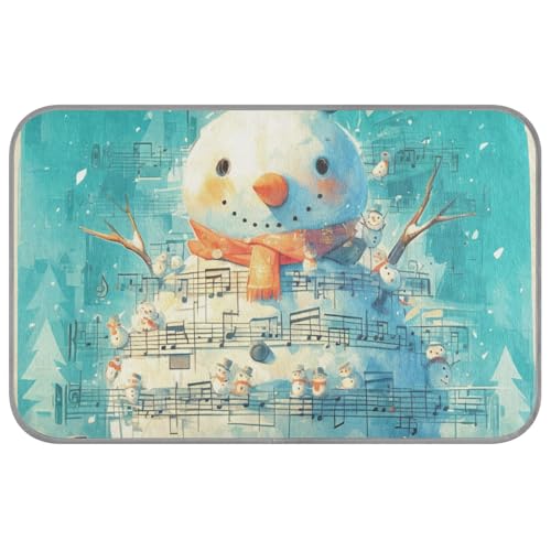 KLL Verspielte und niedliche Schneemann-Musiknoten, blaugrün, Sommer-Kühlkissen oder -Matten, selbstkühlendes Pad für Katzen für Haustiere, Katzen, Outdoor-Katzenutensilien, Camas Frias Para, Perros KLL Verspielte und niedliche Schneemann-Musiknoten, blaugrün, Sommer-Kühlkissen oder -Matten, selbstkühlendes Pad für Katzen für Haustiere, Katzen, Outdoor-Katzenutensilien, Camas Frias Para, Perros von KLL