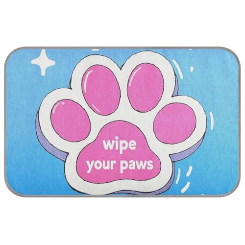 KLL Wipe Your Paws Katzenkrallen, Cartoon, niedlich, lustig, rosa, Sommer, Kühlprodukte, selbstkühlendes Katzenbett für Chihuahua, schlafende Katze, Zubehör, esterilla refrescante para Perros M KLL Wipe Your Paws Katzenkrallen, Cartoon, niedlich, lustig, rosa, Sommer, Kühlprodukte, selbstkühlendes Katzenbett für Chihuahua, schlafende Katze, Zubehör, esterilla refrescante para Perros M von KLL