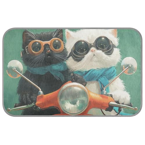 Kühlmatte für Kätzchen, für den Sommer, für Hunde, selbstkühlende Matte für Katzen, für Kätzchen, schlafende Katze, Zubehör, Camas Frias Para, Perros, M Kühlmatte für Kätzchen, für den Sommer, für Hunde, selbstkühlende Matte für Katzen, für Kätzchen, schlafende Katze, Zubehör, Camas Frias Para, Perros, M von KLL