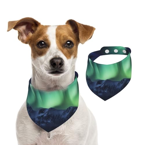 Aurora Hundehalstuch, Sommerhalstücher für Hunde, waschbar, verstellbar, dreieckig, niedlich, für mittelgroße und große Hunde, Welpen und Katzen, Größe M Aurora Hundehalstuch, Sommerhalstücher für Hunde, waschbar, verstellbar, dreieckig, niedlich, für mittelgroße und große Hunde, Welpen und Katzen, Größe M von KLLTYHMU