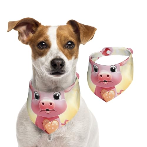 Halstücher für lächelnde Hunde, Sommerhalstücher für Hunde, waschbar, verstellbar, dreieckig, niedlich, für mittelgroße und große Hunde, Welpen und Katzen, Größe L Halstücher für lächelnde Hunde, Sommerhalstücher für Hunde, waschbar, verstellbar, dreieckig, niedlich, für mittelgroße und große Hunde, Welpen und Katzen, Größe L von KLLTYHMU