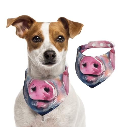 Halstücher für lächelnde Hunde, Sommerhalstücher für Hunde, waschbar, verstellbar, dreieckig, niedlich, für mittelgroße und große Hunde, Welpen und Katzen, Größe M Halstücher für lächelnde Hunde, Sommerhalstücher für Hunde, waschbar, verstellbar, dreieckig, niedlich, für mittelgroße und große Hunde, Welpen und Katzen, Größe M von KLLTYHMU