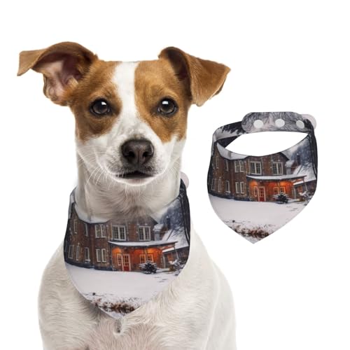 Hundehalstücher für den Winter, Bauernhaus, Sommerhalstücher für Hunde, waschbar, verstellbar, Dreieckstuch für mittelgroße und große Hunde, Welpen und Katzen, Größe L Hundehalstücher für den Winter, Bauernhaus, Sommerhalstücher für Hunde, waschbar, verstellbar, Dreieckstuch für mittelgroße und große Hunde, Welpen und Katzen, Größe L von KLLTYHMU