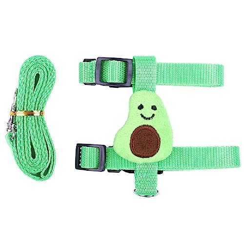 Hasengeschirr Und Leine KaninchenkostüM Kleines Outdoor Spaziergang Niedliche Kleidung FüR Chinchilla Meerschweinchen Welpen Kaninchengeschirr Leine von KLOVA