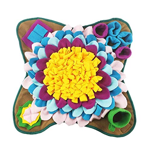 Schnüffelmatte für Hunde, 50 x 50 cm, Nasengeruch, Training, Schnüffelkissen, langsames Füttern, Puzzle-Matte, Haustierbedarf, Hundeleckerlis Schnüffelmatte für Hunde, 50 x 50 cm, Nasengeruch, Training, Schnüffelkissen, langsames Füttern, Puzzle-Matte, Haustierbedarf, Hundeleckerlis von KLOVA