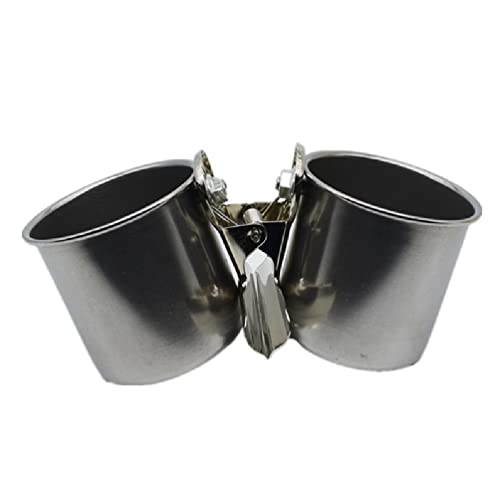 Vogel Feeder Tassen Lebensmittel Wasser Fütterung Vogel Doppel Tassen Mit Clip Edelstahl Papagei Käfig Stehen Vogel Liefert Vögel Schüssel Vogel Feeder Tassen Lebensmittel Wasser Fütterung Vogel Doppel Tassen Mit Clip Edelstahl Papagei Käfig Stehen Vogel Liefert Vögel Schüssel von KLOVA