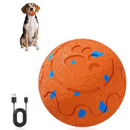 Hundespielzeug Intelligenz,Hundeball Welpenspielzeug Ball Wicked Ball Dog Ball, Intelligentes Interaktives Hundespielzeug mit 3 Spielmodi, Wasserdicht, Wiederaufladbar, für mittlere und große Hunde Hundespielzeug Intelligenz,Hundeball Welpenspielzeug Ball Wicked Ball Dog Ball, Intelligentes Interaktives Hundespielzeug mit 3 Spielmodi, Wasserdicht, Wiederaufladbar, für mittlere und große Hunde von KLYNGTSK