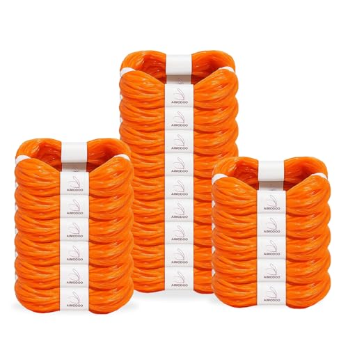 KMKMVV 20 Stück Nachfüllbeutel für Katzenstreu, kompatibel mit Ihrem Genie Standard, Plus, XL und XL+ Streu Entsorgung Nachfüllkartusche und Jumbo Nachfüllpackungen (Orange) von KMKMVV