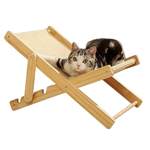 KMQRDZi Liegemulde Sharon, Katzenliege, Katzenklettergerüst aus Massivholz, Katzenliege, Sisalhanf Katzenkratzbrett, Haustierbett für alle Jahreszeiten, 10 kg Tragfähigkeit KMQRDZi Liegemulde Sharon, Katzenliege, Katzenklettergerüst aus Massivholz, Katzenliege, Sisalhanf Katzenkratzbrett, Haustierbett für alle Jahreszeiten, 10 kg Tragfähigkeit von KMQRDZi