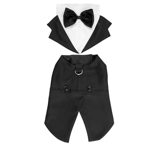 Haustier – Hund mit Schleife Smoking Bandana Set Hochzeitskleid Geburtstag Party Cosplay Haustier – Hund mit Schleife Smoking Bandana Set Hochzeitskleid Geburtstag Party Cosplay von KMXMINOZY