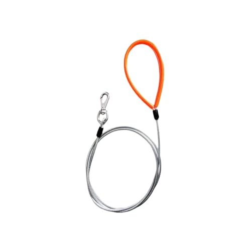 Hunderesistente Kauleine mit weichem Griff, Drahtseil aus Metallkabel Hunderesistente Kauleine mit weichem Griff, Drahtseil aus Metallkabel von KMXMINOZY
