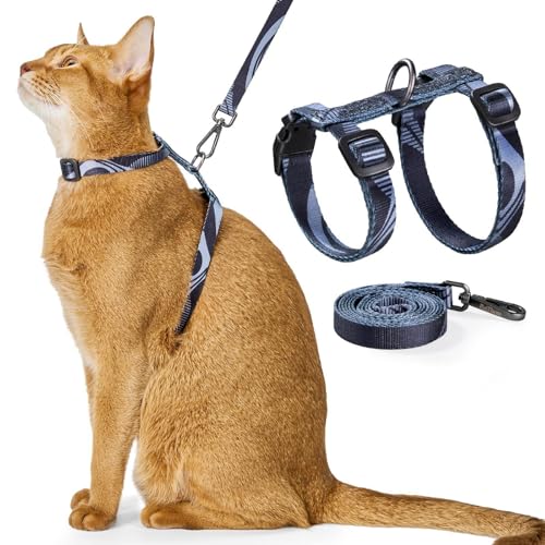 Katzenleine, reißfest, verstellbar, Katzenseil, I-förmige Weste, Haustiergeschirr Katzenleine, reißfest, verstellbar, Katzenseil, I-förmige Weste, Haustiergeschirr von KMXMINOZY
