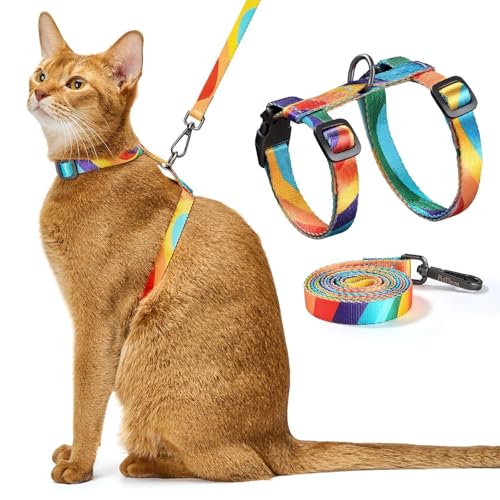 Katzenleine, reißfest, verstellbar, Katzenseil, I-förmige Weste, Haustiergeschirr Katzenleine, reißfest, verstellbar, Katzenseil, I-förmige Weste, Haustiergeschirr von KMXMINOZY