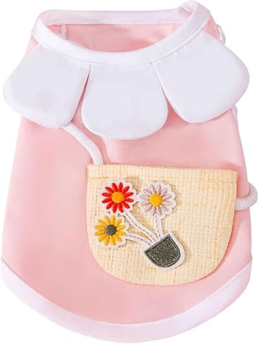 Sommerrock für Hunde, Sonnenblumen, Katzenrock, Set aus weicher, atmungsaktiver Baumwolle, Kleidung für übergroße Hunde, Mädchen, Welpen, leichtes Haustier Sommerrock für Hunde, Sonnenblumen, Katzenrock, Set aus weicher, atmungsaktiver Baumwolle, Kleidung für übergroße Hunde, Mädchen, Welpen, leichtes Haustier von KMXMINOZY