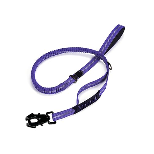 Taktische Hundeleine, K9 Trainingsleine, Bungee-Seil mit 2 Kontrollgriffen, robuster Schnellverschluss-Metallverschluss, mittelgroßer Hund, freihändiger D-Ring Taktische Hundeleine, K9 Trainingsleine, Bungee-Seil mit 2 Kontrollgriffen, robuster Schnellverschluss-Metallverschluss, mittelgroßer Hund, freihändiger D-Ring von KMXMINOZY