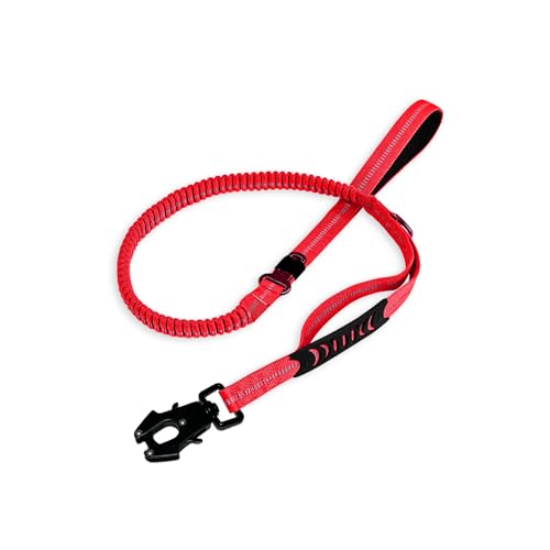 Taktische Hundeleine, K9 Trainingsleine, Bungee-Seil mit 2 Kontrollgriffen, robuster Schnellverschluss-Metallverschluss, mittelgroßer Hund, freihändiger D-Ring Taktische Hundeleine, K9 Trainingsleine, Bungee-Seil mit 2 Kontrollgriffen, robuster Schnellverschluss-Metallverschluss, mittelgroßer Hund, freihändiger D-Ring von KMXMINOZY