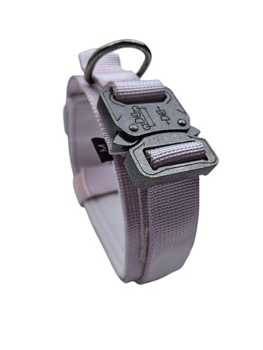 Taktisches Hundehalsband, Nylon, verstellbares Trainingshalsband, Militär-Hundehalsband, robuste Metallschnalle, Griff, geeignet für mittelgroße und große Hunde Taktisches Hundehalsband, Nylon, verstellbares Trainingshalsband, Militär-Hundehalsband, robuste Metallschnalle, Griff, geeignet für mittelgroße und große Hunde von KMXMINOZY