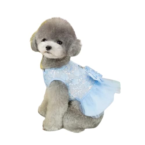 Weißes Prinzessinnenkleid für Welpen, Welpen, mit Schleife, für Sommer, Hochzeit, Party, Prinzessinnenkleid Weißes Prinzessinnenkleid für Welpen, Welpen, mit Schleife, für Sommer, Hochzeit, Party, Prinzessinnenkleid von KMXMINOZY