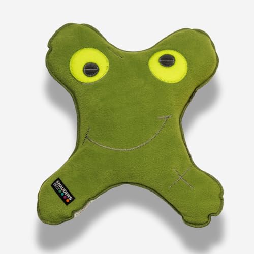 KNAUDER'S Best - Dummy Hundetraining - Knaudibert Apfelgrün - Hunde Spielzeug zum Apportierspielen & Kuscheln - Apportierdummy der fliegen kann - Training Dummies für Hunde für Drinnen & Draußen von KNAUDER´S BEST
