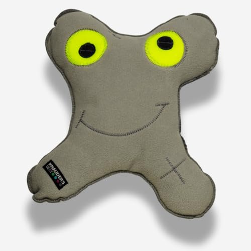 KNAUDER'S Best - Dummy Hundetraining - Knaudibert Hellgrau - Hunde Spielzeug zum Apportierspielen & Kuscheln - Apportierdummy der fliegen kann - Training Dummies für Hunde für Drinnen & Draußen von KNAUDER´S BEST
