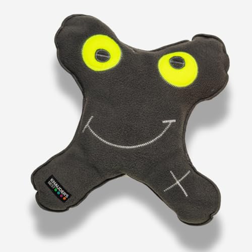 KNAUDER'S Best - Dummy Hundetraining - Knaudibert Stein - Hunde Spielzeug zum Apportierspielen & Kuscheln - Apportierdummy der fliegen kann - Training Dummies für Hunde für Drinnen & Draußen von KNAUDER´S BEST