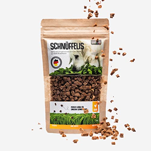 Knauders Best Schnüffelis Monoprotein-Trainingsleckerlis aus 100% Huhn Ideal für Schnüffelrasen und Suchspiele von KNAUDER´S BEST