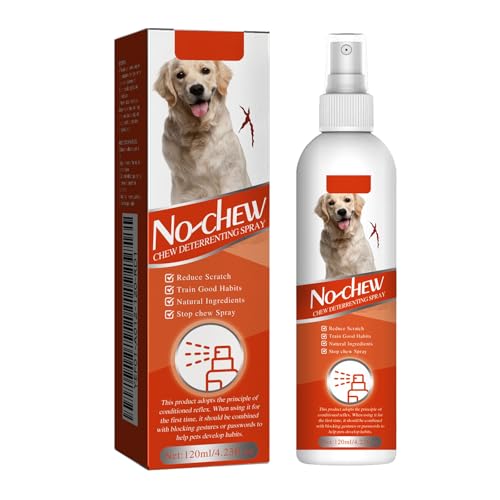 Anti Kau Spray für Katzen,Effektiv Anti-Kratz-Spray für Katze & Hund,Anti-Kratz-Spray für Katze & Hund,Katzenabwehrspray für Katzen,Anti Kau Spray für Hunde & Katzen,Kaustopp für Haustieren,120ML von KOAHDE