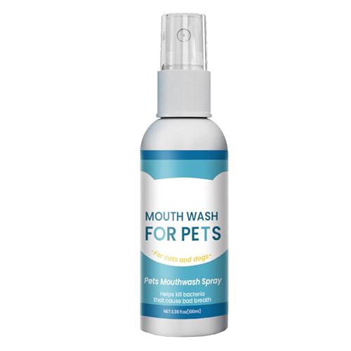 KOAHDE Hund Atem Erfrischer,Zahnreinigungsspray für Haustiere,Dental Spray für Hunde Zahnpflege,Reinigt Zahnfleisch & Zähne,Zahnbelag Haustier-Mundspray,100ML,1PC von KOAHDE