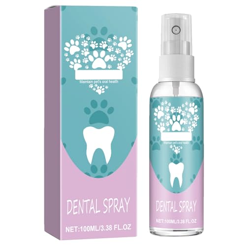 KOAHDE Zahnreinigungsspray für Haustiere,Dentalspray für Hunde & Katzen Entfernt Zahnbelag,Reinigt Zahnfleisch & Zähne,Dental-Spray für Einen Frischen Atem,Zahnbelag Haustier-Mundspray,100ML,1PC KOAHDE Zahnreinigungsspray für Haustiere,Dentalspray für Hunde & Katzen Entfernt Zahnbelag,Reinigt Zahnfleisch & Zähne,Dental-Spray für Einen Frischen Atem,Zahnbelag Haustier-Mundspray,100ML,1PC von KOAHDE