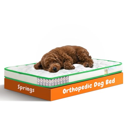 KOAZY Orthopädisches Hundebett für kleine Hunde, Memory-Schaum, Federn, waschbarer Bezug, wasserdicht und rutschfest, ideal zur Linderung von Gelenkschmerzen und Komfort, 73,9 x 55,9 cm KOAZY Orthopädisches Hundebett für kleine Hunde, Memory-Schaum, Federn, waschbarer Bezug, wasserdicht und rutschfest, ideal zur Linderung von Gelenkschmerzen und Komfort, 73,9 x 55,9 cm von KOAZY
