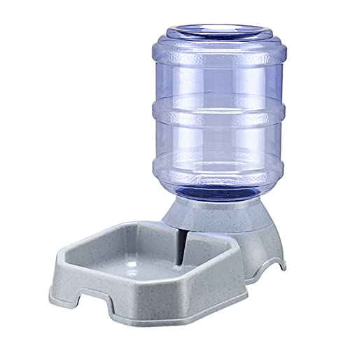 KOCAN Automatischer Wasserspender für Haustiere, Automatischer Haustier-Wasserspender 3,8 l Schwerkraft-Hundekatzen-Wasserspender Automatische Wasserfütterungsschüssel für kleine mittelgroße Hunde Kat von KOCAN