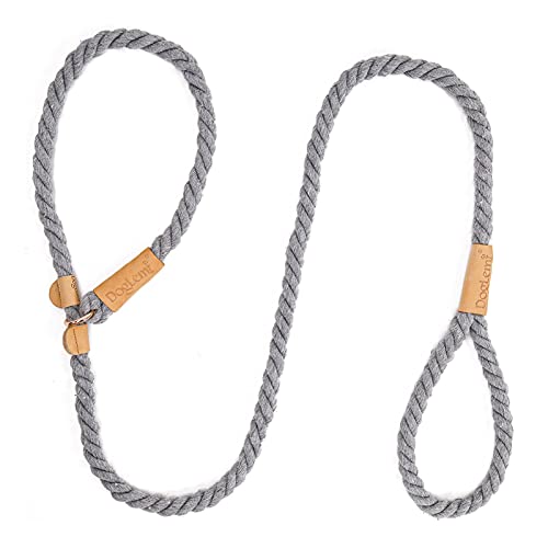 KOCAN Hundeleine Slip Rope Geflochtenes Seil 1,7 m Heavy Duty No Pull Trainingsleine für kleine mittelgroße Hunde von KOCAN