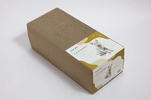 KOCHO Katzenkratzer Vorteilspack, 5 Stück Wabenpappbretter, 44,5 cm Länge, krallenschonend, hergestellt in Japan von KOCHO