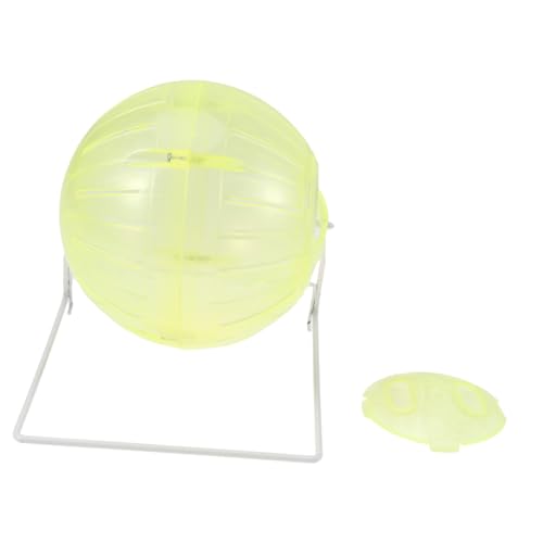 KOCKSHION Multifunktionaler Hamsterlaufball mit Ständer Sicherer Lauf und Spielspaß für Zwerghamster und Kleine Kleintiere Interaktives Fitnessspielzeug zur Beschäftigung Gelb KOCKSHION Multifunktionaler Hamsterlaufball mit Ständer Sicherer Lauf und Spielspaß für Zwerghamster und Kleine Kleintiere Interaktives Fitnessspielzeug zur Beschäftigung Gelb von KOCKSHION