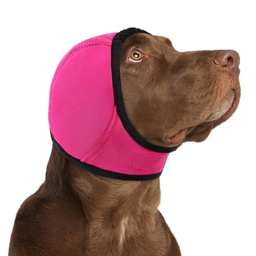 Beruhigender Hunde-Kapuzenpullover, wasserdicht, Haustierohrabdeckungen für Bad, Angstlinderung, Lärmschutz, Geräuschunterdrückung, Ohrenschützer, Stirnband für Feuerwerk Beruhigender Hunde-Kapuzenpullover, wasserdicht, Haustierohrabdeckungen für Bad, Angstlinderung, Lärmschutz, Geräuschunterdrückung, Ohrenschützer, Stirnband für Feuerwerk von KOESON