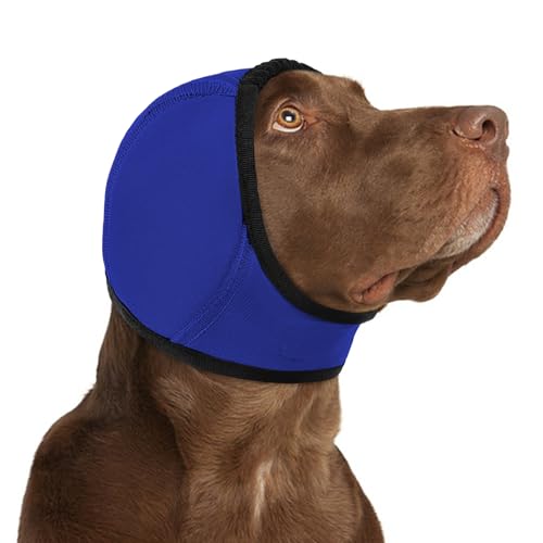 KOESON Beruhigender Hunde-Kapuzenpullover – kein Schütteln der Ohrwickel für Hunde, Angstlinderung und Lärmschutz, wasserabweisend, Haustier-Ohrenschutz für Feuerwerk, Fellpflege, Gewitter, Schwimmen KOESON Beruhigender Hunde-Kapuzenpullover – kein Schütteln der Ohrwickel für Hunde, Angstlinderung und Lärmschutz, wasserabweisend, Haustier-Ohrenschutz für Feuerwerk, Fellpflege, Gewitter, Schwimmen von KOESON