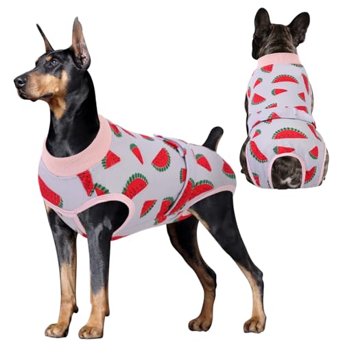 KOESON Genesungsanzug für Hunde, für weibliche und männliche Haustiere, Chirurgie, Einteiler nach dem Spay Neuter, professionelles Bauch-Erholungsshirt mit Urinierloch, weicher chirurgischer Body KOESON Genesungsanzug für Hunde, für weibliche und männliche Haustiere, Chirurgie, Einteiler nach dem Spay Neuter, professionelles Bauch-Erholungsshirt mit Urinierloch, weicher chirurgischer Body von KOESON
